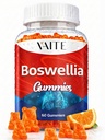 VAITE Boswellia Serrata Extract Gummies 1200mg – Supplément de soutien conjoint avec l'encens indien, l'acide boswellique et l'extrait de résine botanique, végétarienne pour les femmes et les hommes, non-OGM, sans gluten