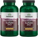 Swanson Sulfate de glucosamine 2Kcl 500 mg 400 capsules (2 boîtes)