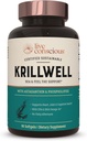 Live Conscious KrillWell, Joint, and Cognitive Support | Certified Sustainable Krill Oil 2X More Effective Than Fish Oil - 30 Day Supply