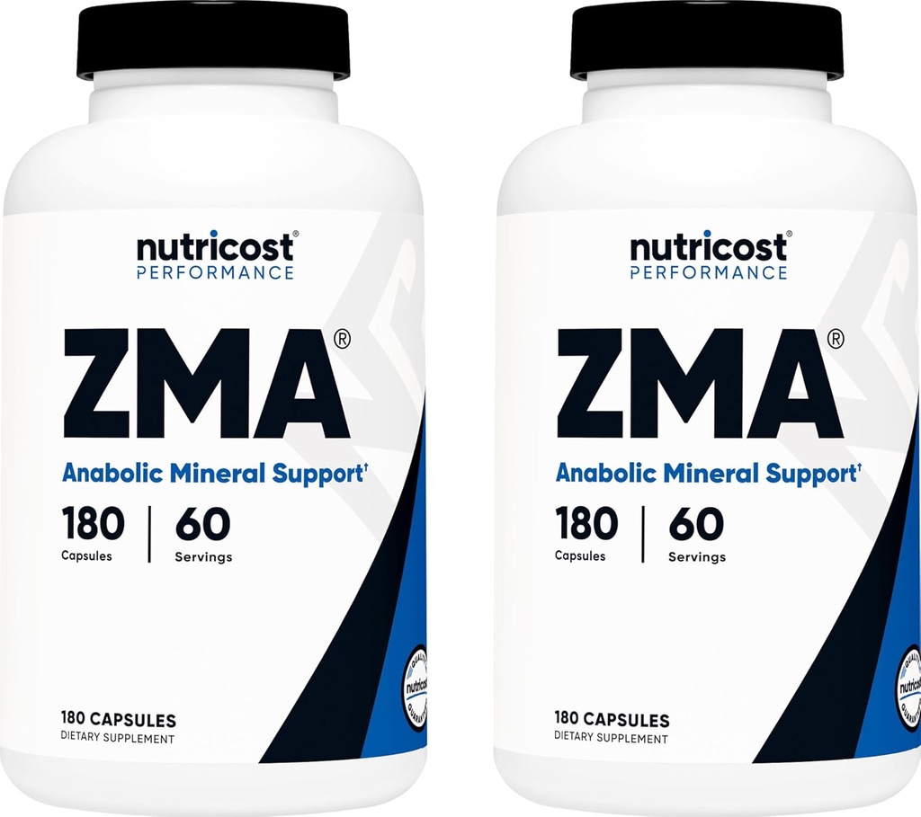 Nutricost ZMA 180 Capsules (2 bouteilles)