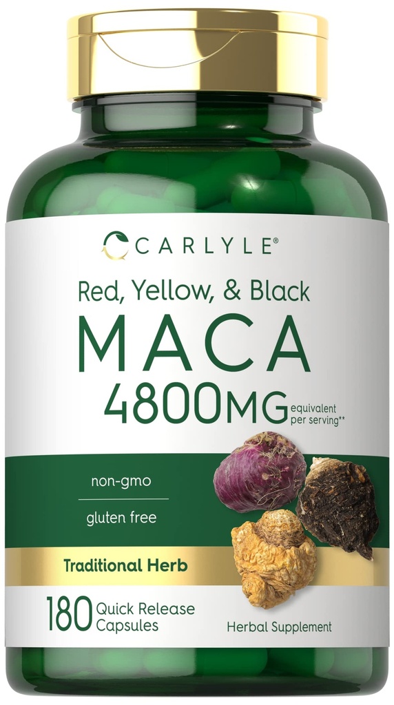 Carlyle Maca Capsules de racine pour les femmes et les hommes