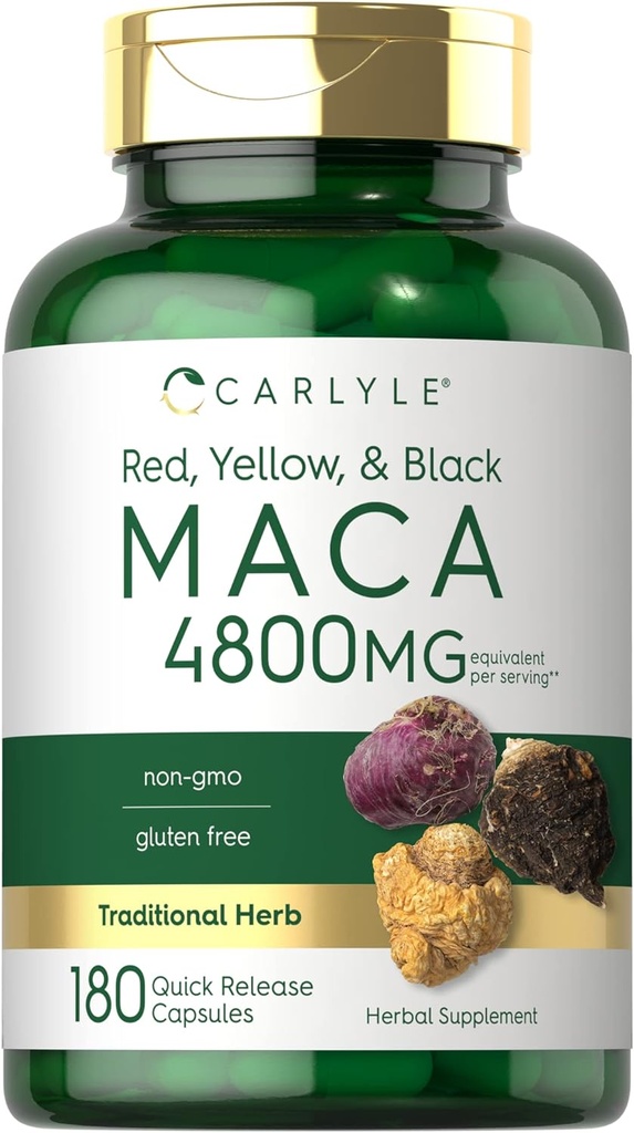 Carlyle Maca Capsules de racine pour les femmes et les hommes