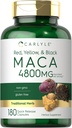 Carlyle Maca Capsules de racine pour les femmes et les hommes