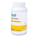 Klaire Labs SFI Health Serralase - Mélange d'enzyme protéolytique végétarienne avec Serratia Peptidase & Bromelain pour la digestion, provenant de Papaya & Ananas, Hypoallergénique (90 comprimés enrobés entériques)