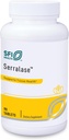 Klaire Labs SFI Health Serralase - Mélange d'enzyme protéolytique végétarienne avec Serratia Peptidase & Bromelain pour la digestion, provenant de Papaya & Ananas, Hypoallergénique (90 comprimés enrobés entériques)