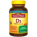 Nature faite vitamine D3 1000 UI (25 mcg), supplément de vitamine D pour os, dents, muscles et immunitaires, 300 comprimés, 300 jours d'approvisionnement