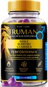 ize labs Truman Gummies, Truman for True Men, Truman Male Gummies, Truman Plus Performance, Supplément Premium tout naturel pour soutenir l'énergie durable et l'endurance, Formule officielle (60 Gummies)