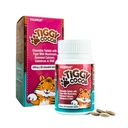 TIGGY Comprimés à croquer au cacao avec champignons au lait de tigre – Supplément délicieux, pratique et nutritif au cacao pour l'énergie, le bien-être et la santé globale – 60 comprimés, enfants et adultes