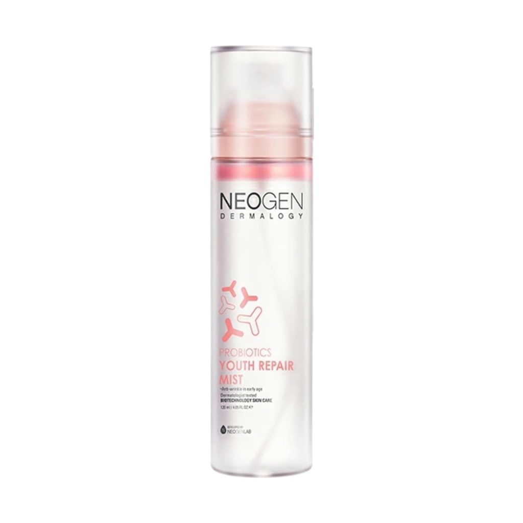 [K-Beauty] Neogen Dermalogy Probiotics Youth Repair Mist | Gentle Hydrating Face Mist w/Superprobiotics Collagen, Niacinamide & Ceramides 4.05 fl oz