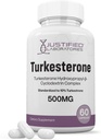 Laboratoires justifiés Turkestérone 500mg 10% Standardisé Augmenter Naturellement Stamina Endurance Résistance 60 Capsules