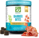 Uniquement les animaux naturels EasyDefense Barrier Bites Soft Flea Chews pour les chiens - Première ligne de défense Replace les puces et les tiques, stimule le système immunitaire et la peau et le manteau sains - (90 bacon aromatisé Soft Chews) 1 Pack