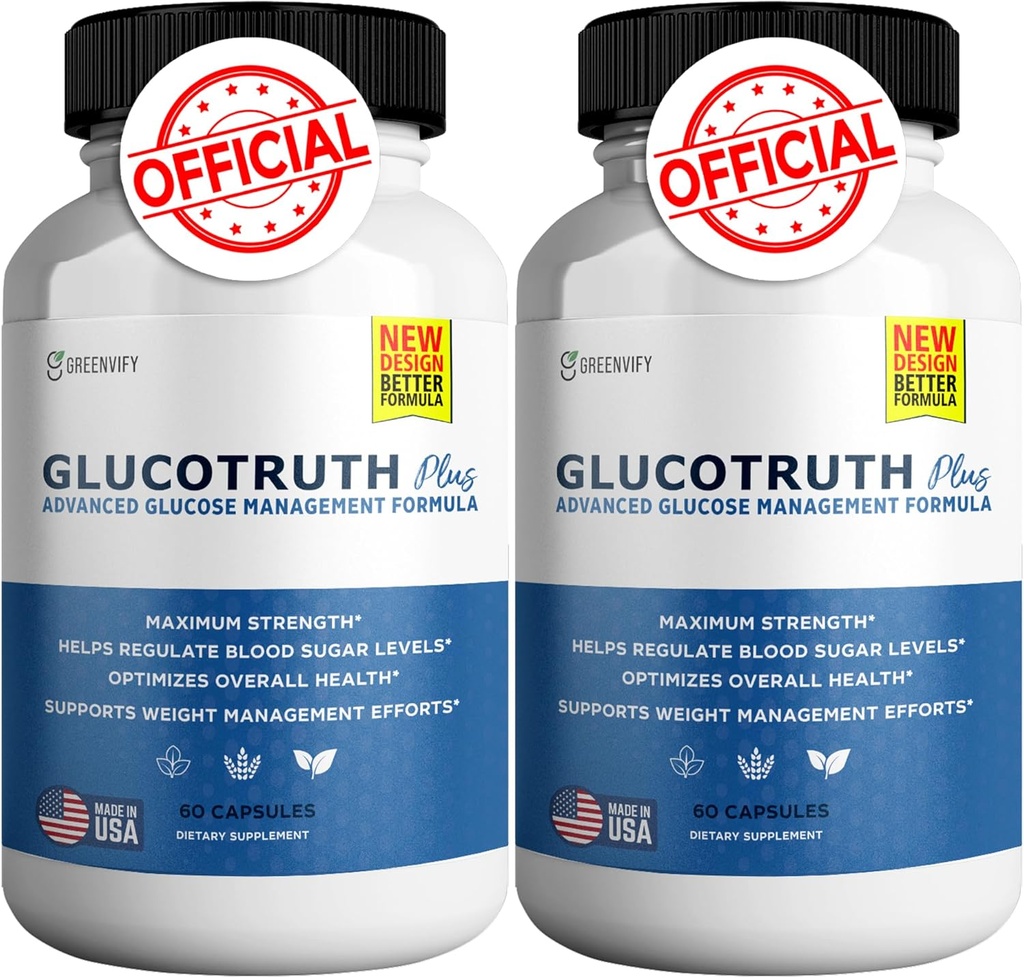 GlucoTruth Plus avancé avec des vitamines Minéraux Magnésium Vitamine C Vitamine E Zinc Banaba Leaf (2)