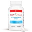 Cerveau Ultra-Pure Nattokinase 5000 FU – 120 Capsules - Soutien de la circulation sanguine naturelle avec la plus grande puissance disponible – Non-OGM, végétalien, sans gluten