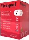Vivioptal Active, 90 Softgels, Ginseng & Omega 3, Multivitamin & Multimineral, Gluten Free, German Formula