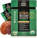 Ultimate Reishi Mushroom Formula – 30 Servings –100% Pure, Premium and Organic Reishi Extract and Spores Powder - Ganoderma Lucidum, Lingzhi - High Potency Powder (30 Grams)
