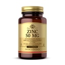 Solgar Zinc 50 mg, 100 comprimés - Zinc pour une peau, un goût et une vision sains - Système immunitaire et antioxydant - Soutien à la croissance cellulaire et à la formation d'ADN - Non OGM, végétalien, sans gluten - 100 portions
