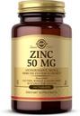 Solgar Zinc 50 mg, 100 comprimés - Zinc pour une peau, un goût et une vision sains - Système immunitaire et antioxydant - Soutien à la croissance cellulaire et à la formation d'ADN - Non OGM, végétalien, sans gluten - 100 portions