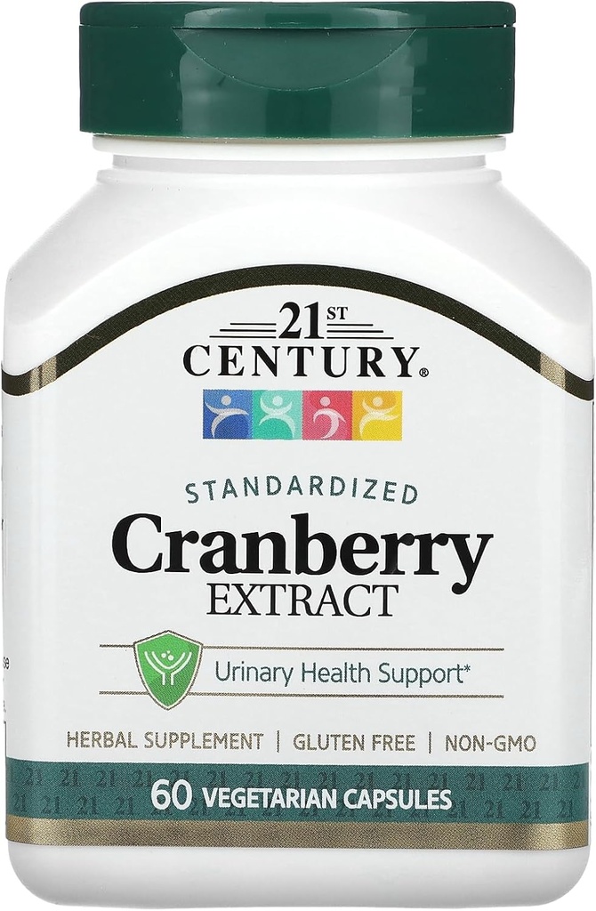 21st Century Cranberry Extract, Standardized, 60 Vegetarian Capsules