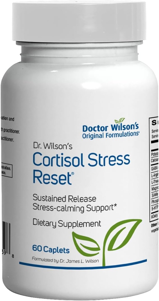 Doctor Wilson's Original Formulations Cortisol Stress Reset for cortisol, Mood and Sleep Support 60 caplets