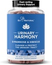 Harmonie urinaire Supplément D-Mannose – Santé urinaire pour les femmes – Nettoie et fluifie le système urinaire – Formule de force clinique avec DMannose et Hibiscus – 180 capsules à action rapide