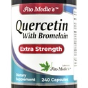 FITO MEDIC'S Lab..Quercetin avec bromelain.. 240 Capsules.. ..quercétine Supplément bromelain..