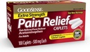 GoodSense Extra Strength Pain Relief - Caplets d'acétaminophène 500 mg - Céphalées, Douleur musculaire, Arthrite Relief, 100 Compte