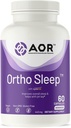 AOR, Ortho Sommeil, Améliore le sommeil et aide avec Jet lag, complément naturel avec GABA, Melatonine, L-Theanine, Vegan, 30 portions (60 capsules)