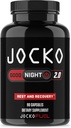 Jocko Carburant Bonne nuit aide naturelle au sommeil pour les adultes - Pilules de couchage pour le repos et la récupération, non-Habit formant avec extrait de cerise de tart, L-Theanine, lavande, et baume de citron (90 capsules) Emballage Mai Vary
