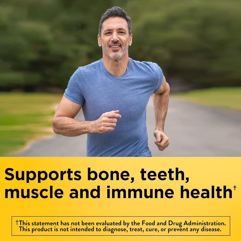 Nature Made Maximum Strength Vitamine D3 10000 UI (250 mcg), complément alimentaire pour os, dents, muscles et immunitaires, 60 Softgels, 60 jours d'approvisionnement (paquet de 2)