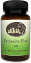Supplément à flux excessif de soie - Soutien de l'équilibre hormonal, Régle votre cycle, stimule l'énergie + bien-être, 300 Compte