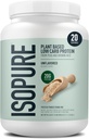Poudre de protéines à base de plantes isopure, sans lactose, sans gluten, avec fer, non aromatisé, 20g de protéines végétales par portion, 1.15 Lb, 20 portions