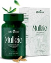 KIKI Green Mulleio Lung Capsules de santé: supplément végétalien à base de plantes pour nettoyer, améliorer la fonction, le soutien respiratoire - Mullein, Cordyceps, Schisandra - 90 Compte pour usage quotidien