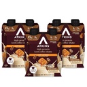 Atkins Café Caramel Iced Coffee Arvored Protein Shake, High Protein Shake, faible glycémie, faible teneur en glucides et faible teneur en sucre, Keto Friendly, sans gluten, 12 Compte