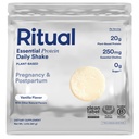 Poudre de protéines végétales prénatales rituelles: Choline pour soutenir la grossesse, postpartum, et la lactation, 20g de protéines de pois organiques des fermes régénératives aux États-Unis, sans sucre†, vanille, 1 Lb