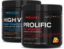 PEScience Pre Workout Stack – Prolific & High Volume, Sour Peach Candy, Nitric Oxide Booster – 40 & 36 Scoops, L Arginine Nitrate, L Citrulline, Pre Workout Powder for Men & Women