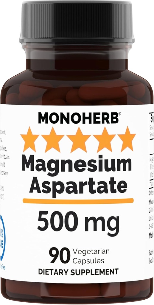 Aspartate de magnésium 500 mg par gélule - 90 gélules
