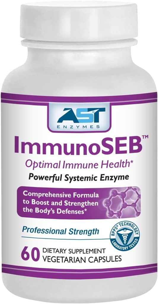 ImmunoSEB 60 Capsules végétariennes - Santé immunitaire – Enzymes systémiques