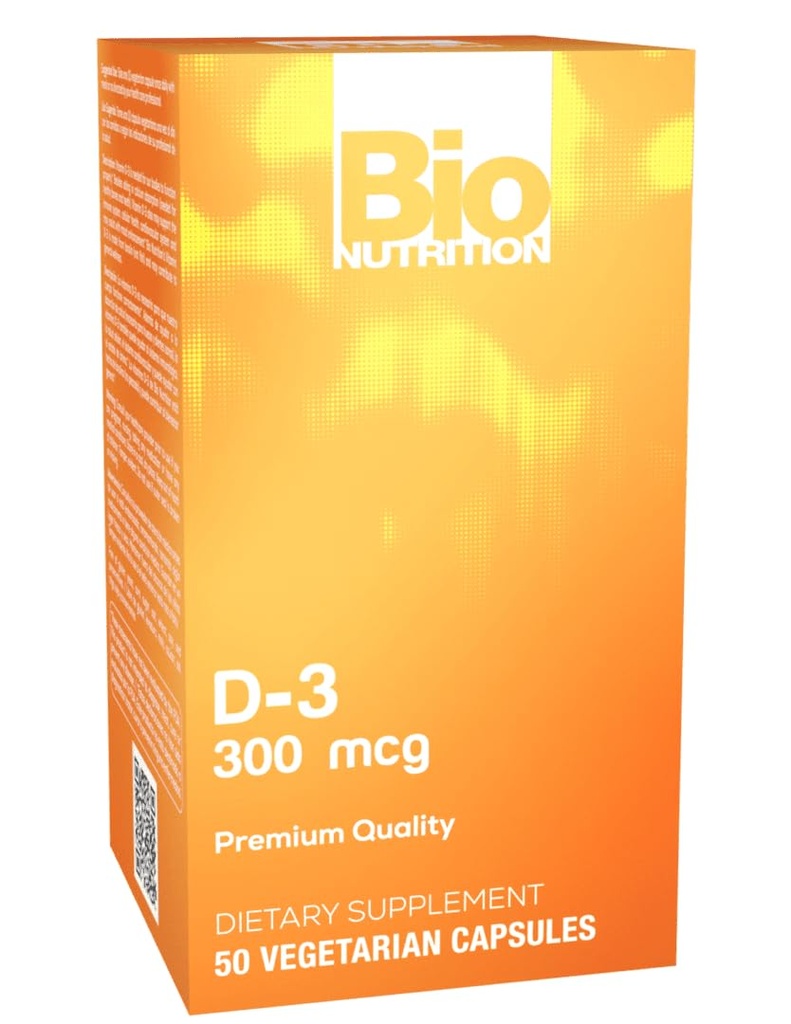 Bio Nutrition D3 12000 Iu Vegi-Caps, 50 Nombre