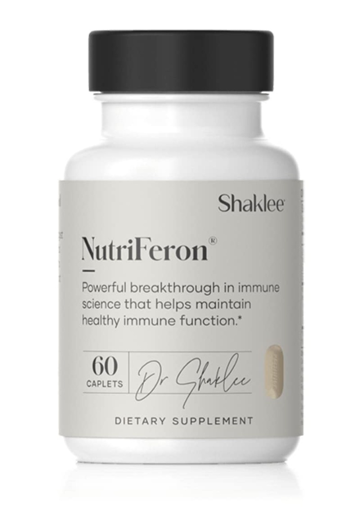 Shaklee - NutriFeron® Immune-Boosting Botanical Blend - Développé par immunologue renommé - Promotion d'une fonction immunitaire saine avec des ingrédients interféron-Boosting - Contient du zinc - 60 Caplets