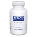 Encapsulations pures Potassium (Citrate) - Supplément électrolyte essentiel pour soutenir la fonction nerveuse et musculaire, adrénales, hormones, santé cardiaque et énergie* - Capsule de citrate de potassium - 180 Capsules
