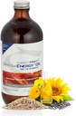 EnergyFirst Omega Energy Oil - supplément Omega 3 & 6 avec lin, tournesol, sésame et huile de graines de citrouille, antioxydant végétalien et 12oz