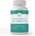 Ingrédients originaux purs Bicarbonate de potassium, (100 gélules) Toujours pur, sans additifs ou charges, laboratoire vérifié