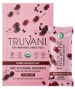 Truvani à base d'usine de snack Bars de chocolat cerise Chip 12 Pack de 5g de protéines USDA biologique et végétalien.