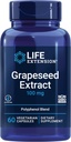 Life Extension Grapeseed Extract, Vitamin C, Calcium, resveratrol, polyphenols, Cardiovascular Health, antioxidant Protection, Gluten-Free, Non-GMO, Vegetarian, 60 Capsules