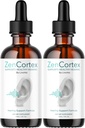 LIVORKA ZenCortex gouttes, supplément liquide pour la santé de l'oreille, soutient une audition saine, 2 bouteilles pour 60 jours - Pack de 2