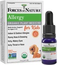 Forces de la nature Enfants Allergie Relief, Médecine homéopathique biologique, Immune Support & Multi Symptômes pour les 3-12 ans, Allergies Intérieures et Extérieures, Yeux Itchy, Nez Runny, Pression Sinus, Non Sourd
