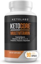 Kétocore Cétovitamines : Keto Multivitamine pour les hommes et les femmes. Keto Suppléments et compléments alimentaires carnivores, Keto Friendly Multivitamine.