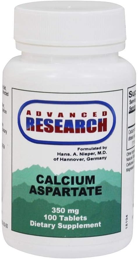 NCI Dr. Hans Nieper comprimés d'aspartate de calcium, 350 Mg, 100 Compte
