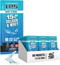 LPS Liquid Collagen & Whey Protein Supplement - boisson non-OGM, sans sucre - favorise la santé de la peau et des cheveux pour les hommes et les femmes, neutre, simple service (50 paquets)