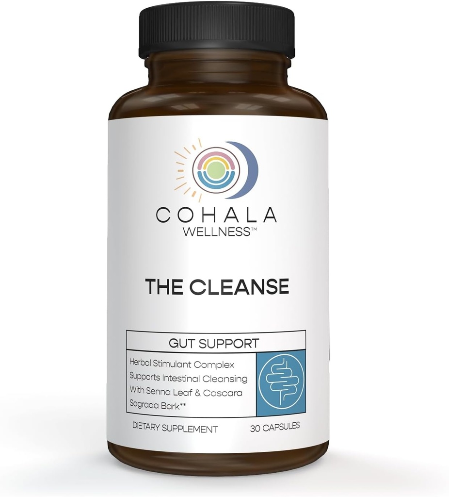 The Cleanse - 15 jours Prébiotiques Colon Cleanser & Detox Fibre Supplément Laxatifs naturels MCT huile Keto - 30 capsules